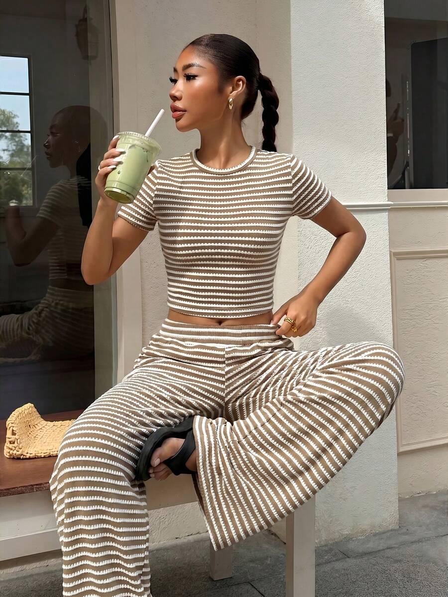 loose khaki casual sweatpants