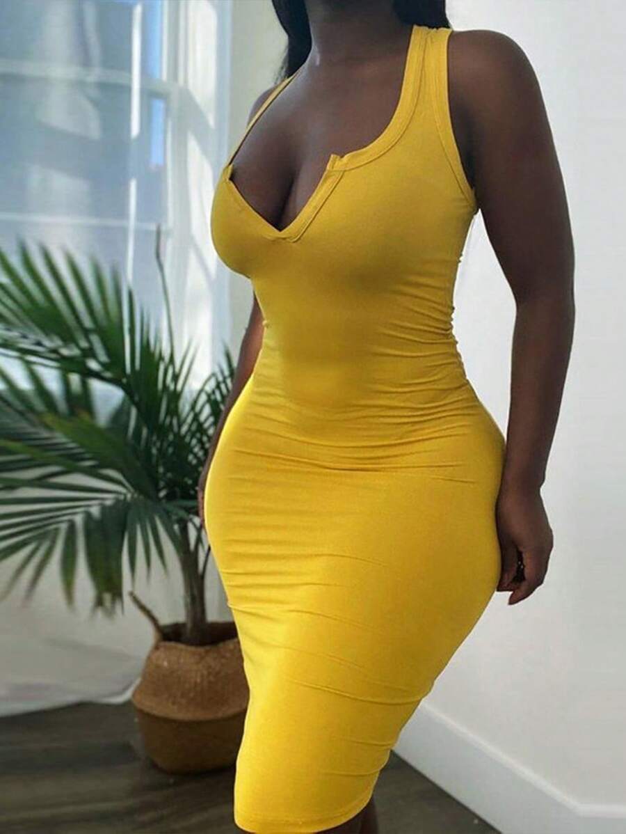 yellow crew neck short sleeve maxi dress