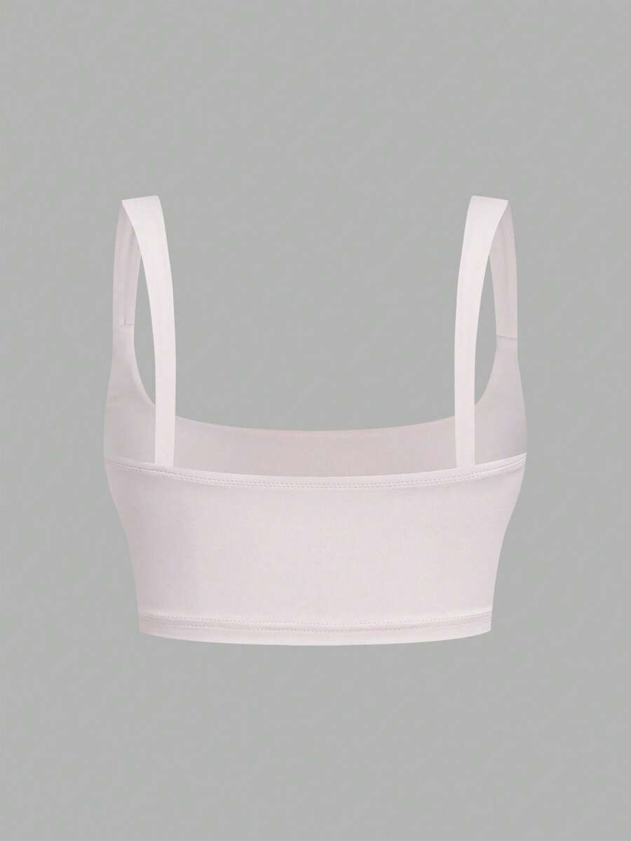 pink camisole cropped tank top
