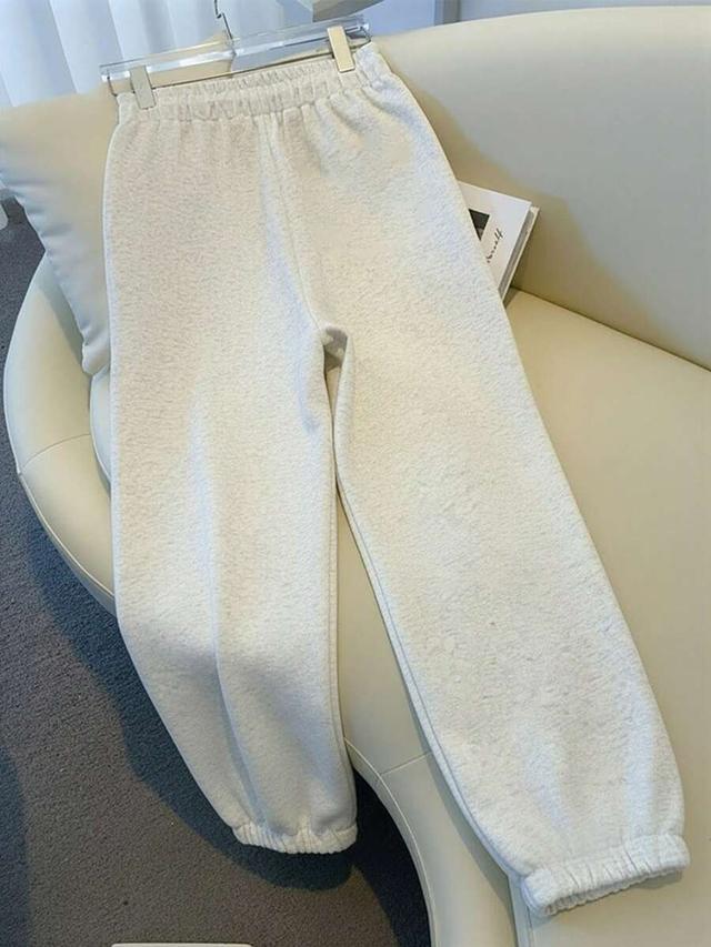 resyla women's embroidery craft grey casual sweatpants