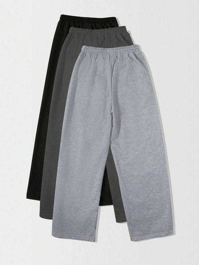 dark grey drawstring waist lounge sweatpants