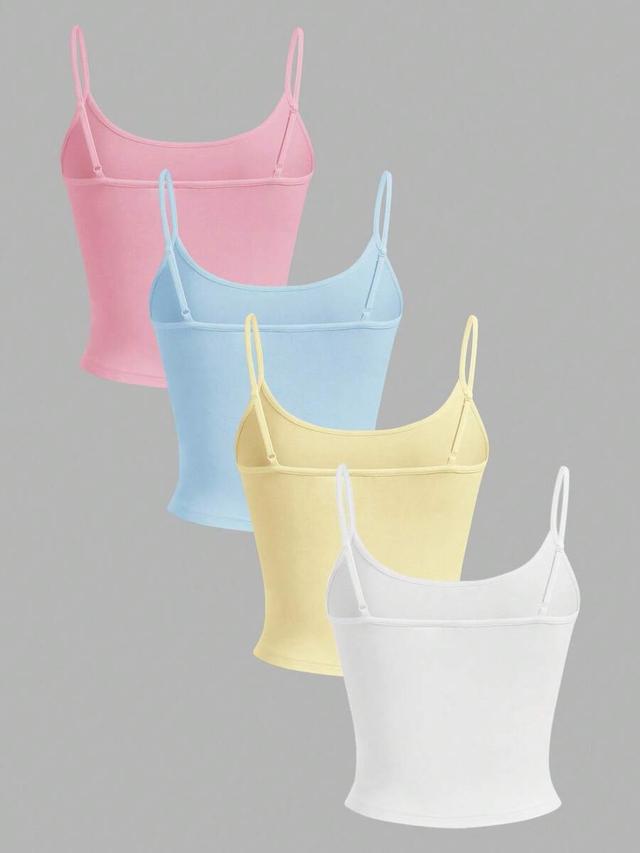 pink cropped camisole tank top