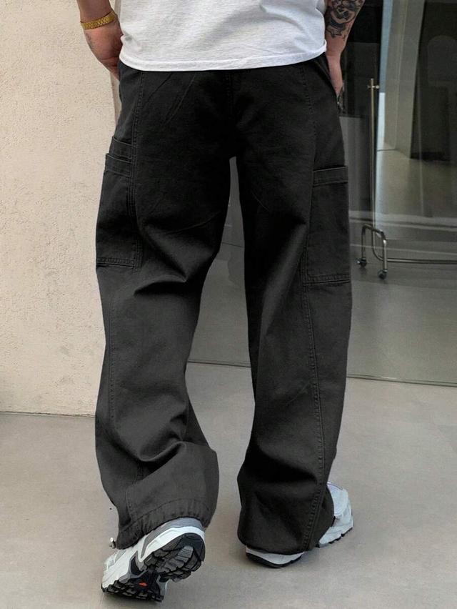 dark grey dazy black washed solid color denim jeans
