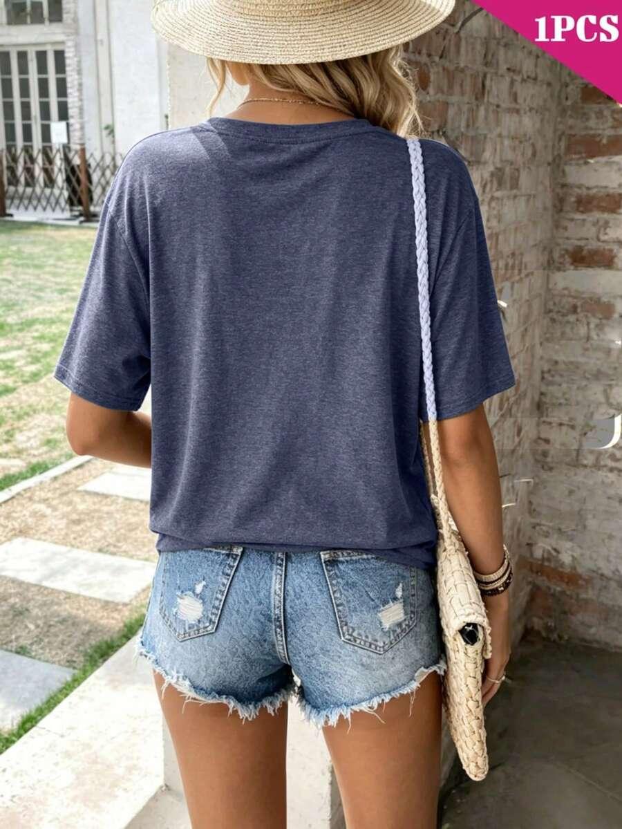 oversized washed gray short sleeve tee