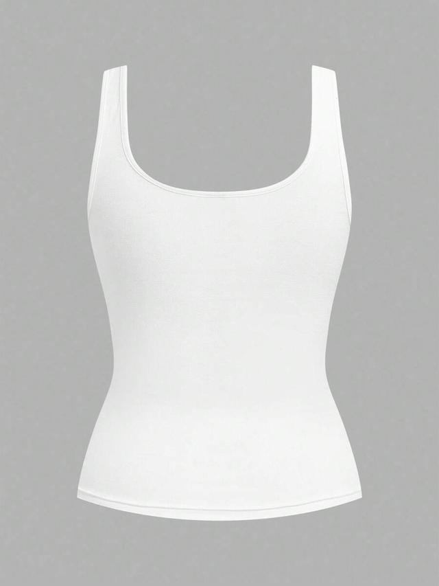 black slaydiva ruched waist scoop neck tank top set