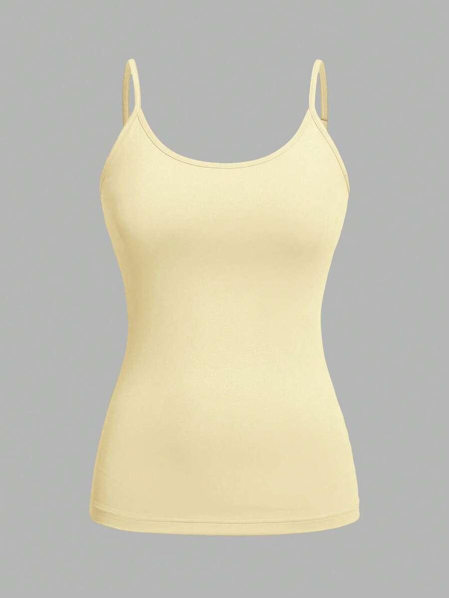 pale yellow camisole tank top set