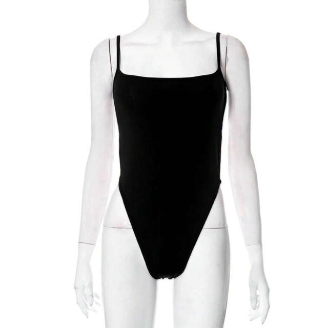 white strapless backless minimalist bodysuit top