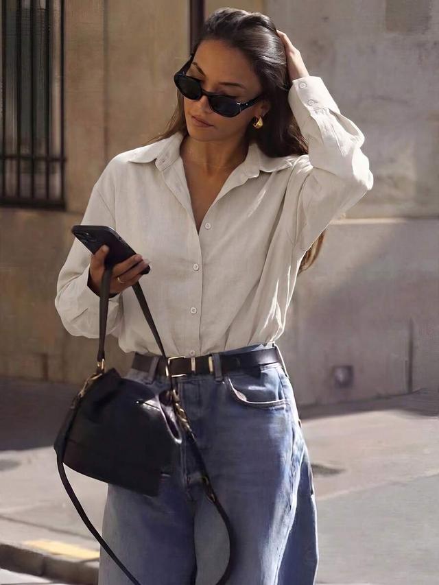 off-white firerie women's silver long sleeve back ruched shirt