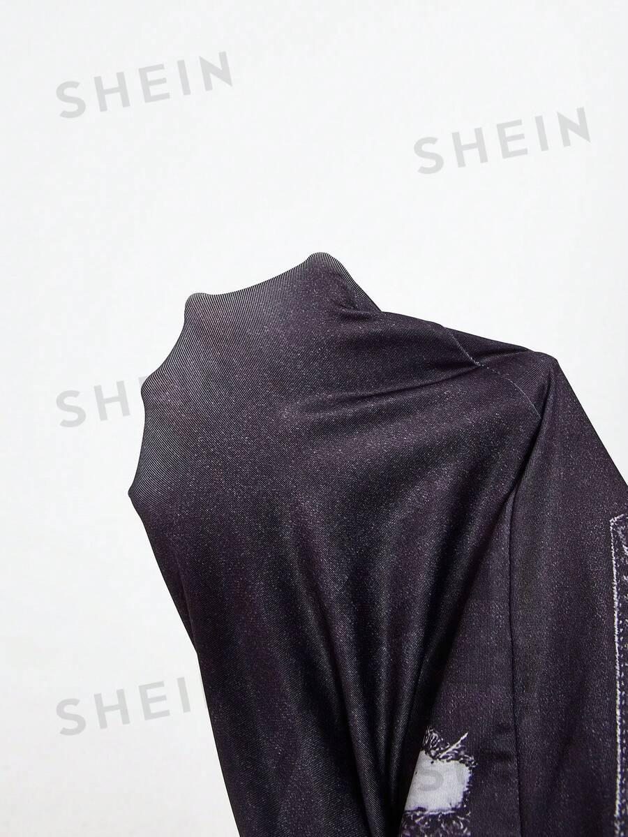 dark grey hauture high waist black maxi skirt