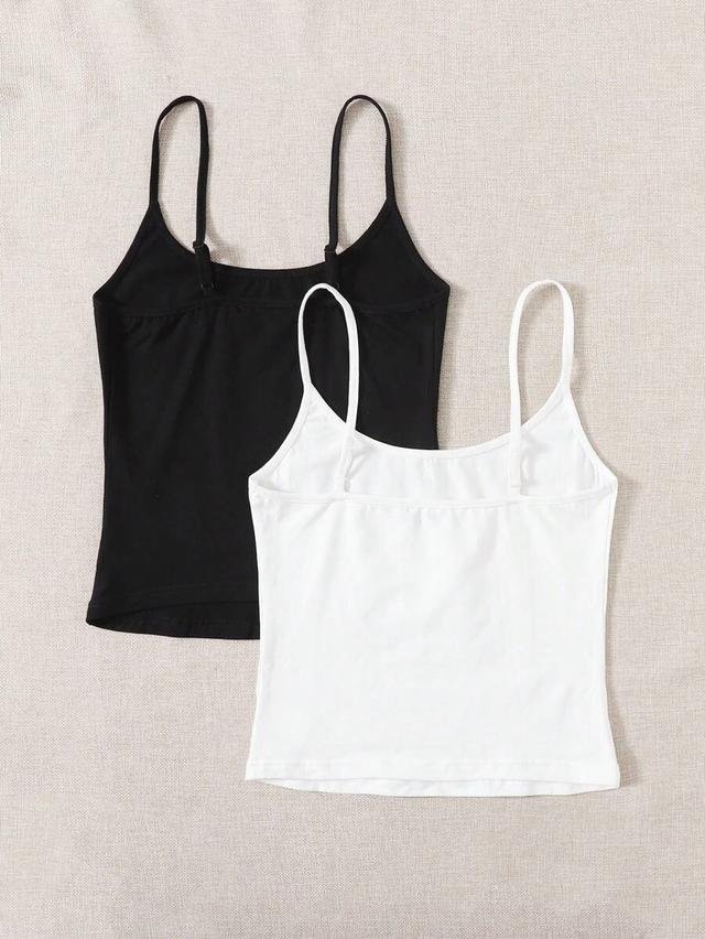 black spaghetti strap tank top