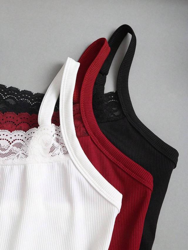 black sweetra black and white lace camisole cropped top