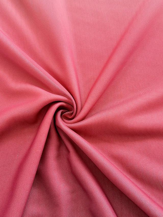 coral gradient draped neck spaghetti strap mini dress