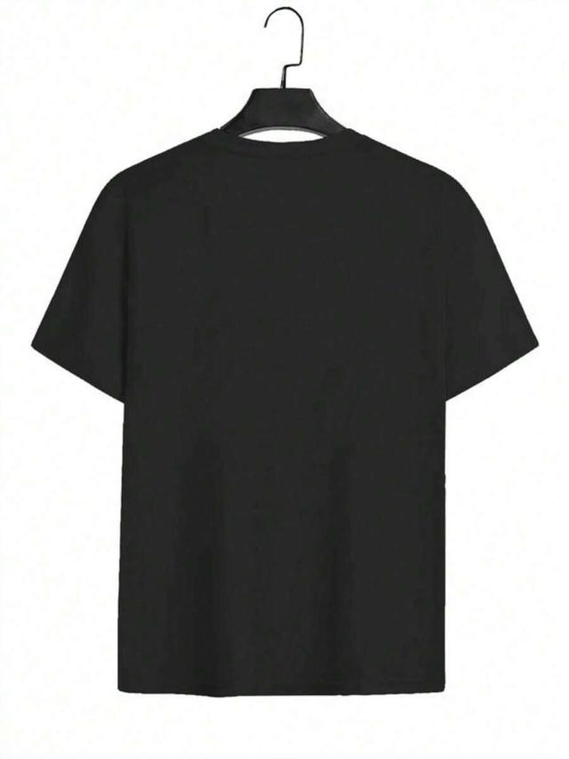 black oversized mineral wash graphic band t-shirt
