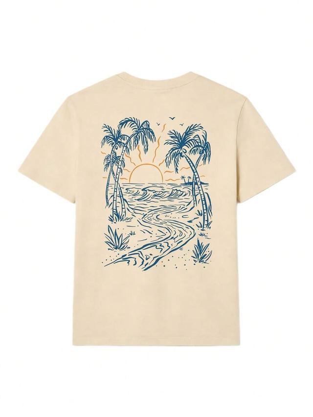 pale yellow women's summer letter print loose casual t-shirt