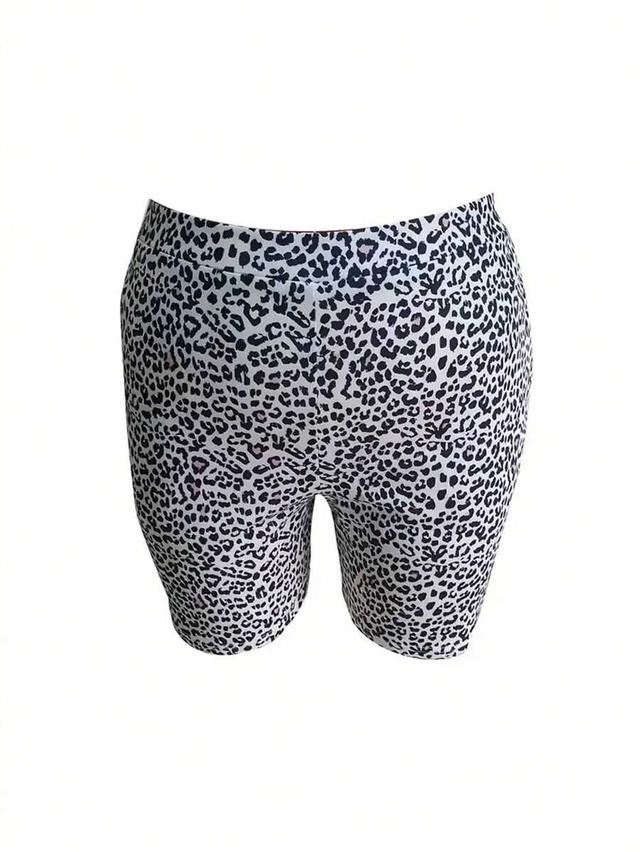 leopard leopard print pocket short sleeve top