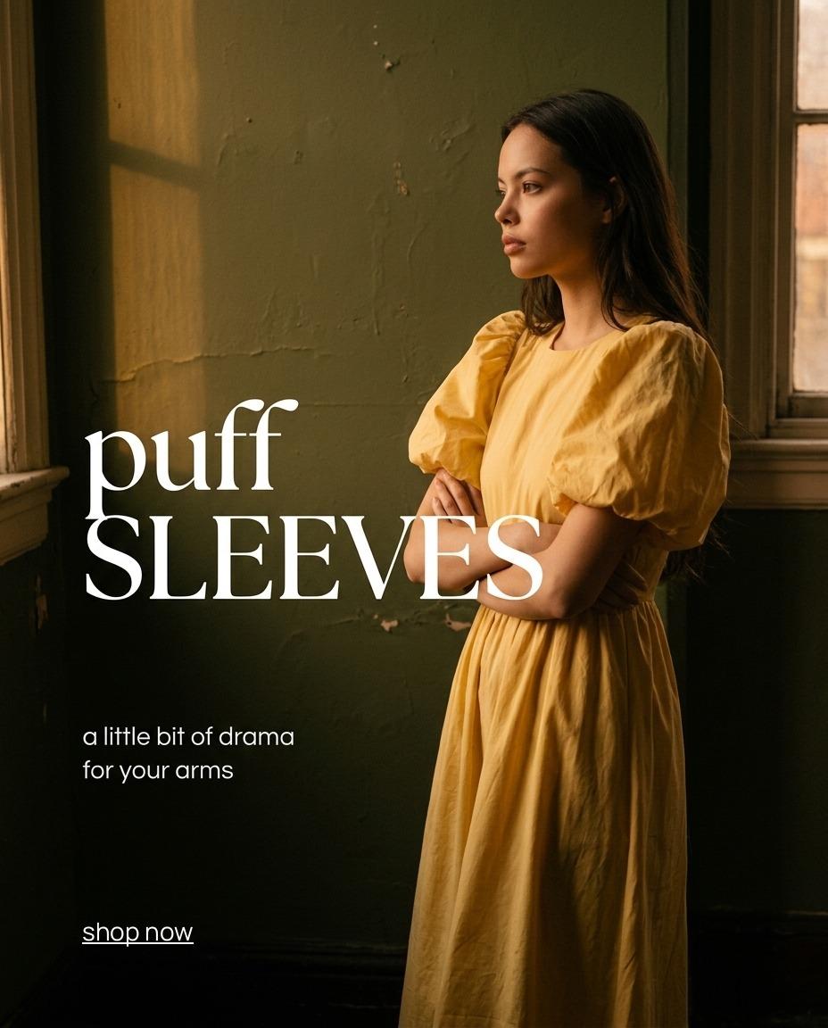 PUFF SLEEVES