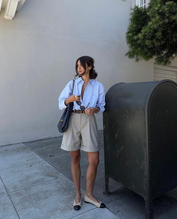 Light Blue Cotton Poplin Button Down Shirt