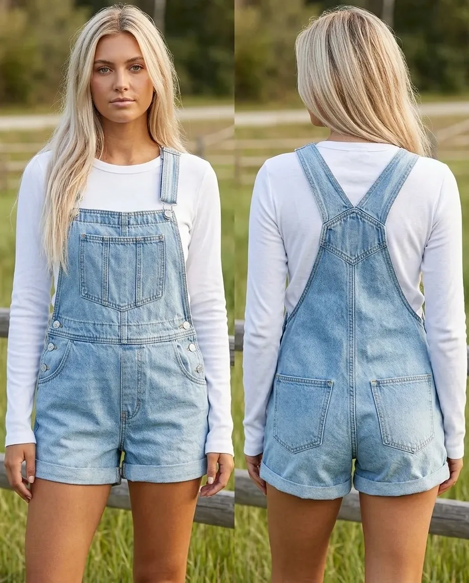 Denim Rompers for women