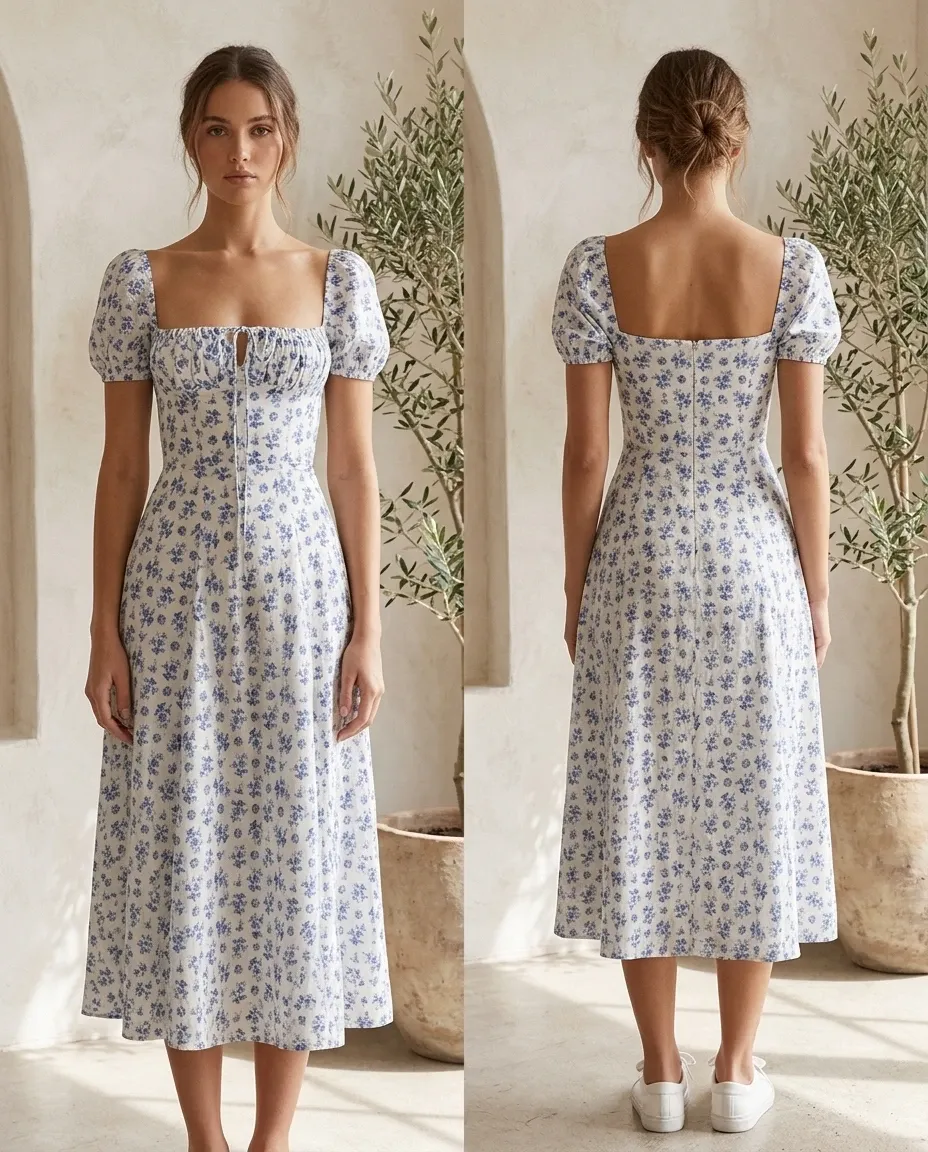 Floral Milkmaid Dresses for women