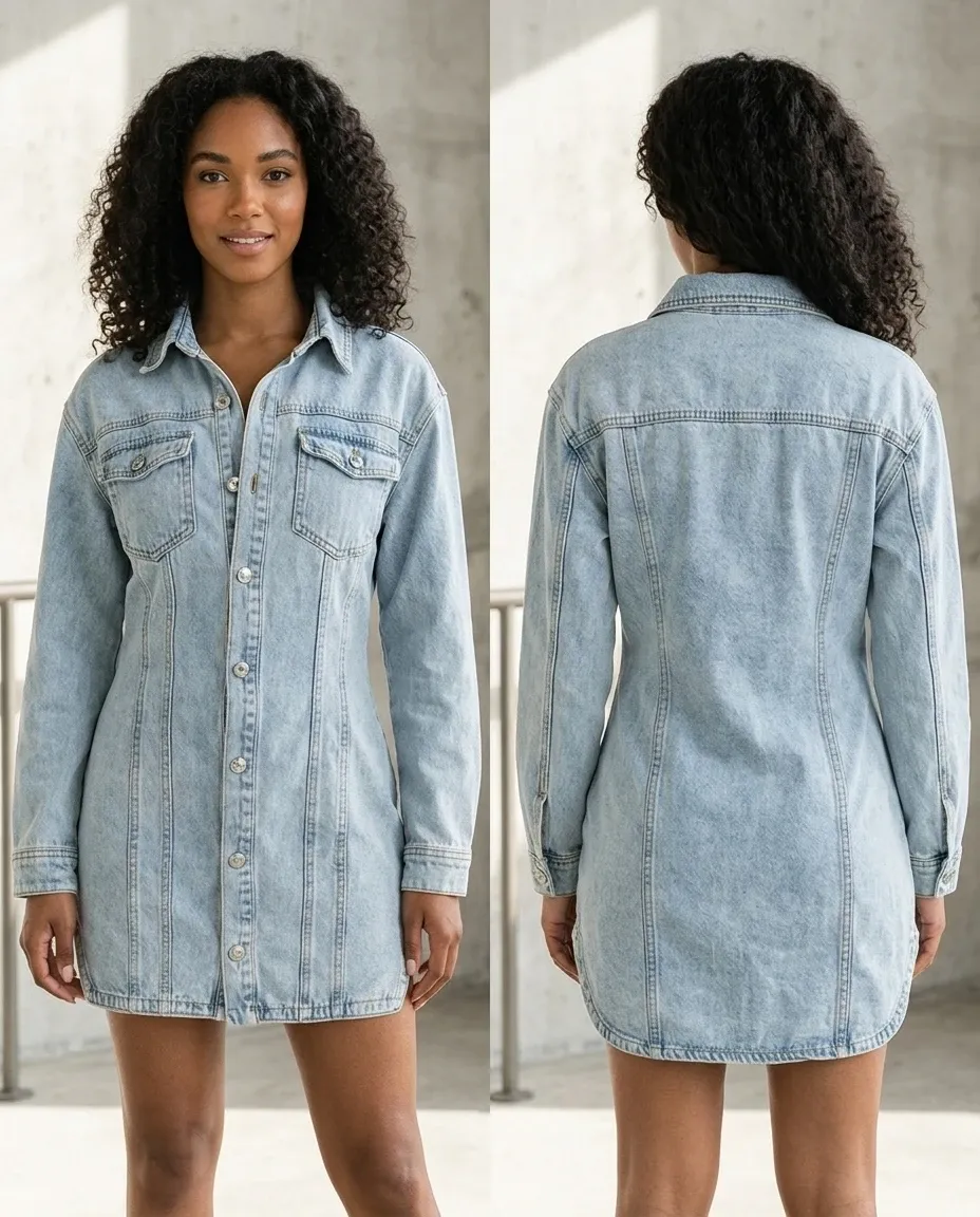 Denim Shirt Dresses for women
