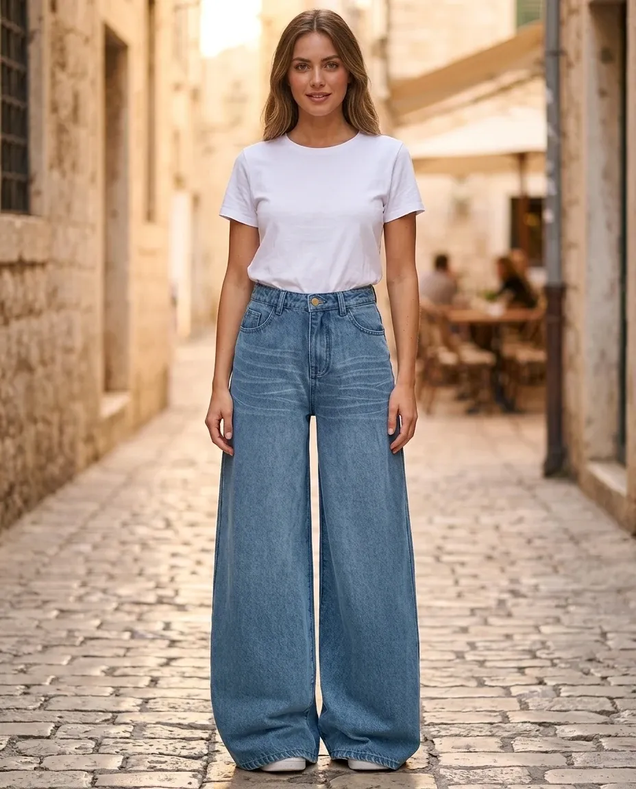 Wide Leg Jeans for women
