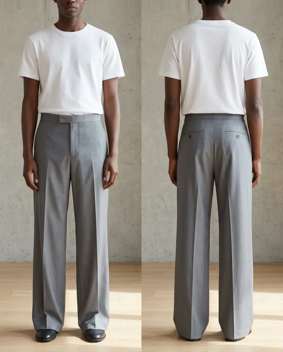 Wide Leg Trousers for men