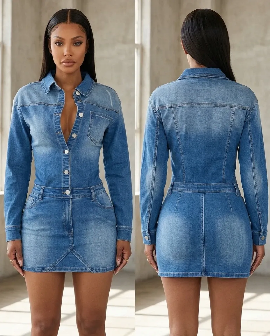 Denim Bodycon Dresses for women