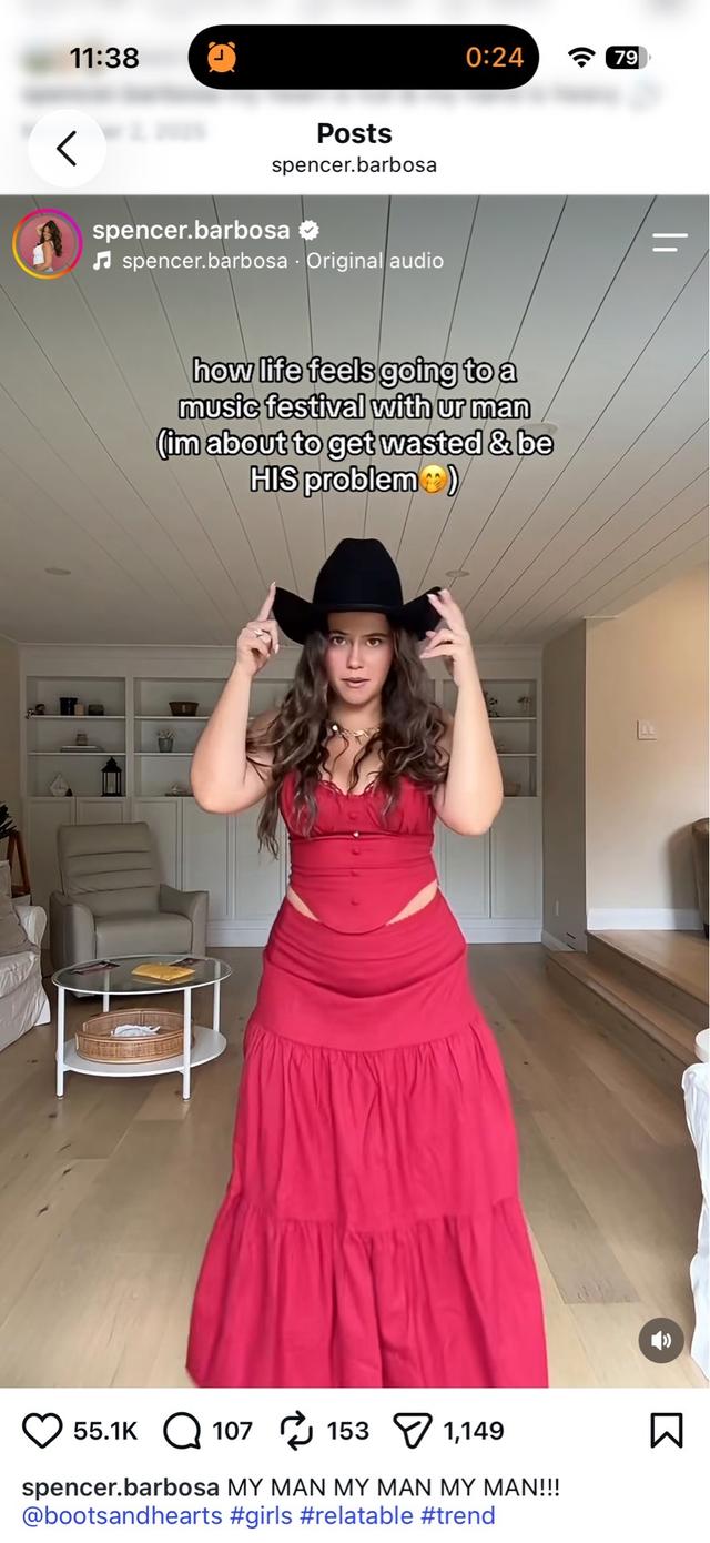 red corset top and tiered maxi skirt set