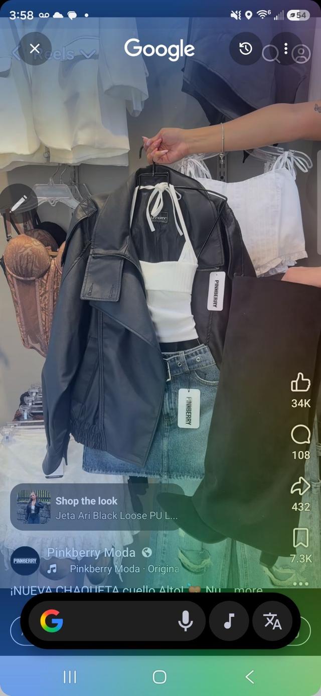 black faux leather moto jacket with ribbed hem
