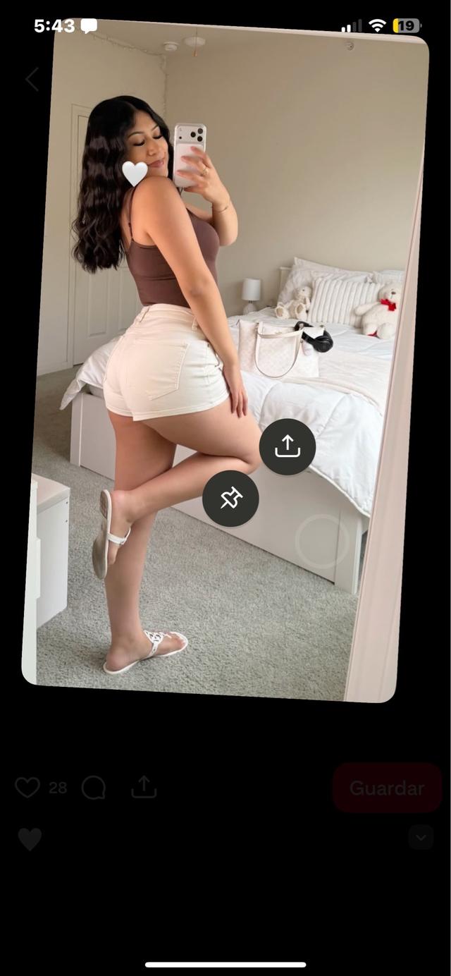 off-white high-waisted denim shorts