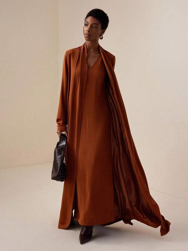 vesra women's solid color long sleeve casual dress