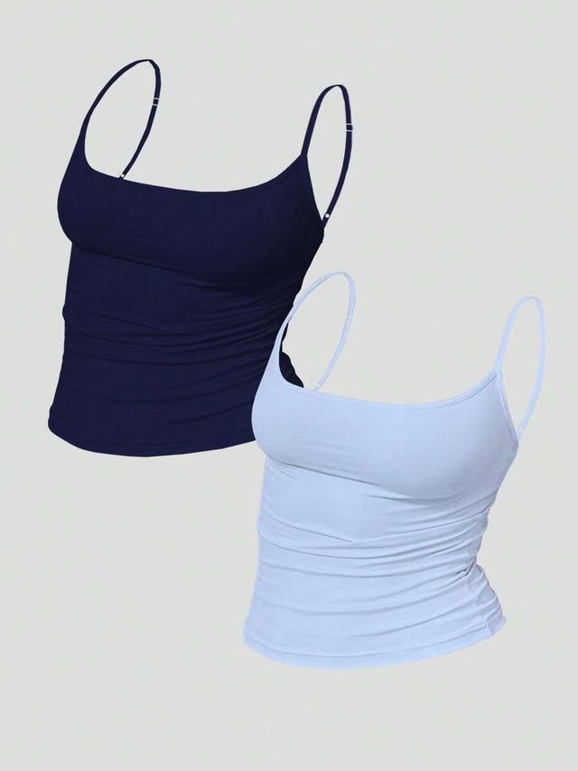 navy fitted camisole