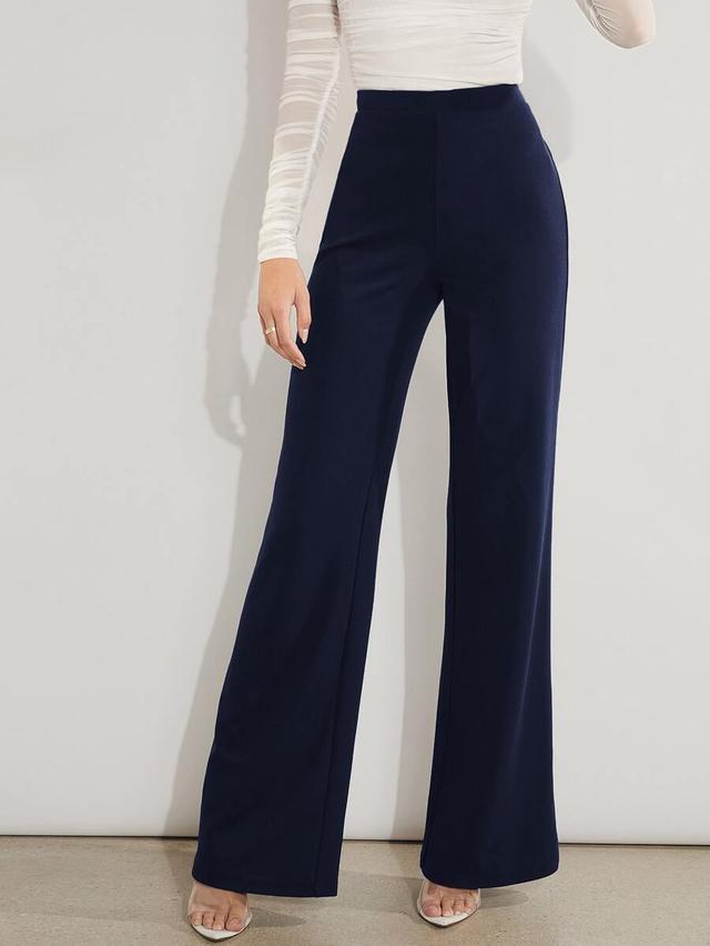 firerie solid high waist wide leg pants