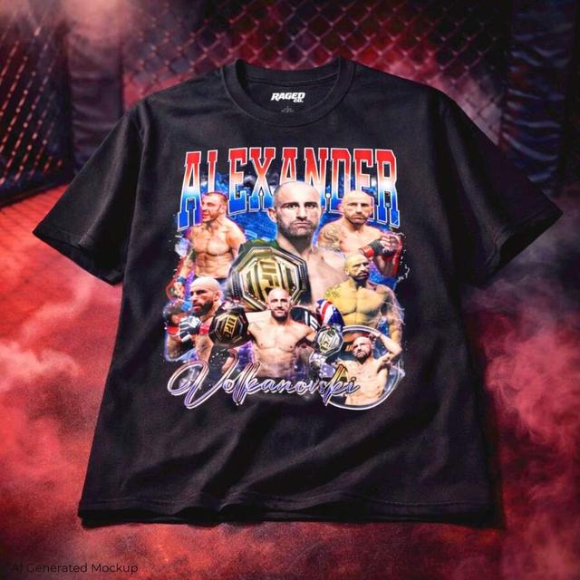 alexander volkanovski graphic cotton fighter t-shirt