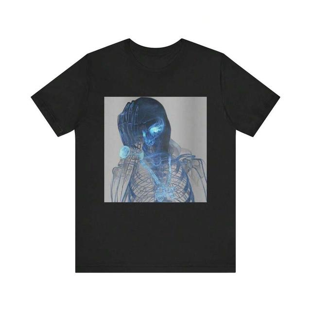 yeat1 x-ray graphic black cotton t-shirt