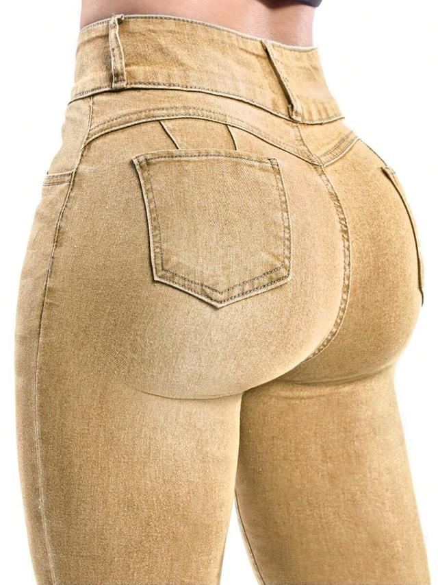 women's high elasticity butt-lifting y2k jeans