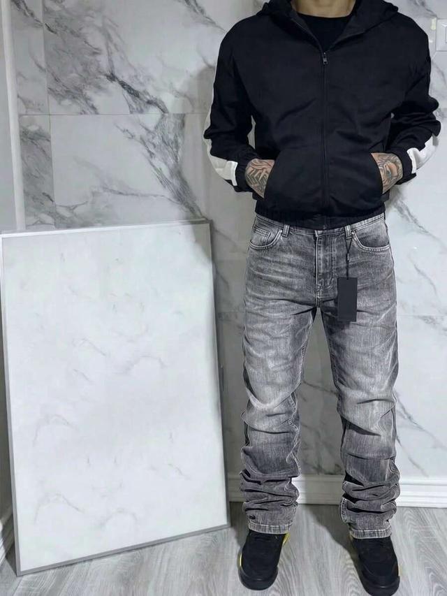 stretch denim jeans straight fit daily slim