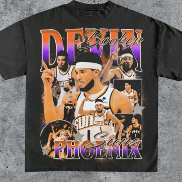vintage 90s devin booker homage graphic t-shirt