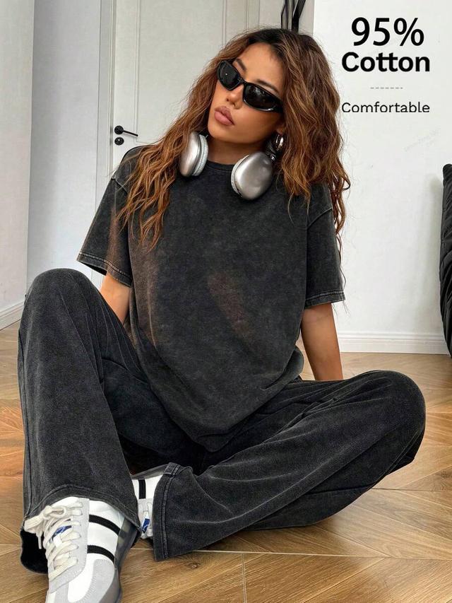 acid wash cotton lounge set