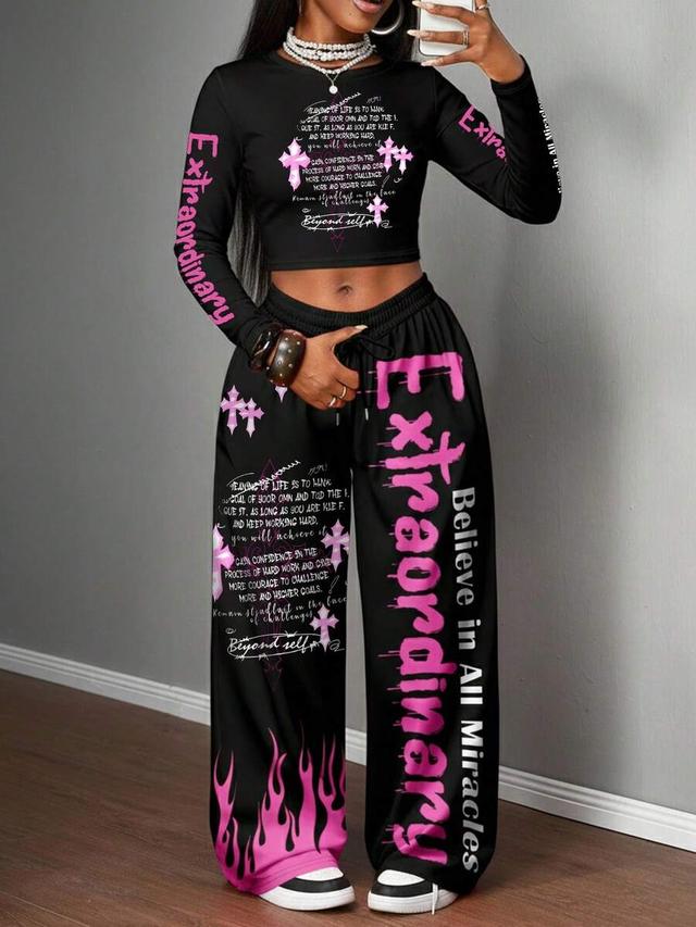 rovax y2k streetwear retro hip hop digital print set