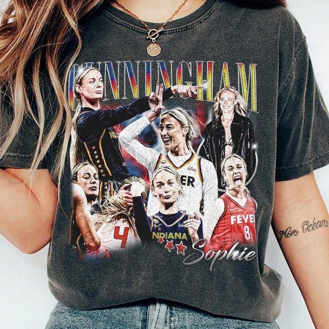 sophie cunningham basketball graphic vintage comfortcolors shirt