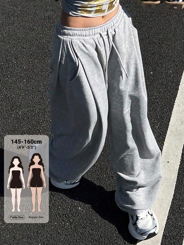 dazy women's casual loose grey sweatpants