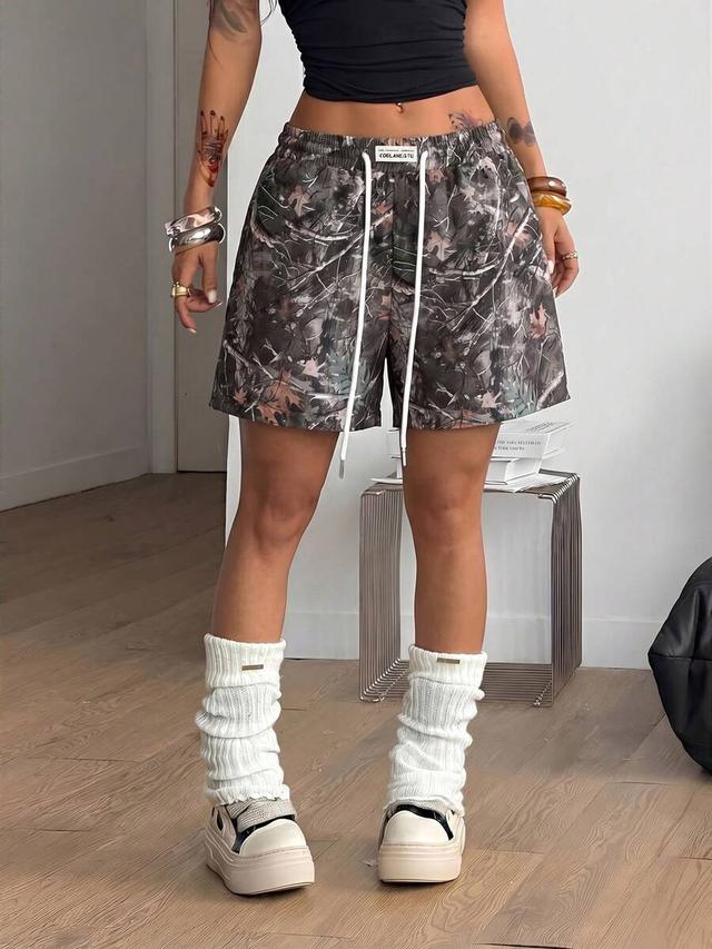 coolane women's camo print flannelette summer shorts