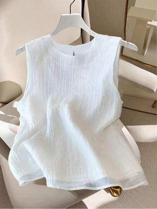 gloweve women summer casual solid color tank top