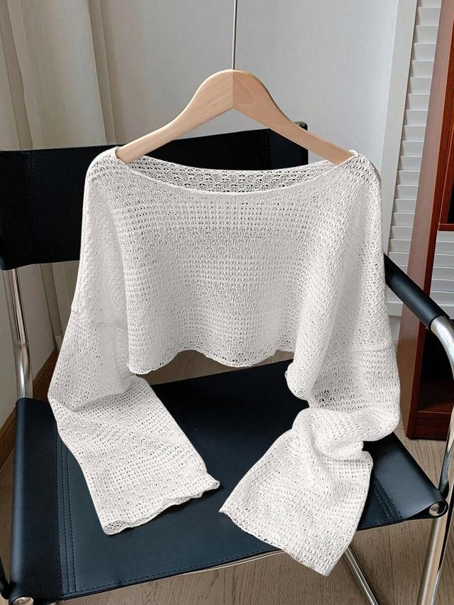 comfortcana white mesh loose casual blouse