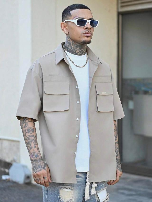devon thys men's vintage-style utility shirt