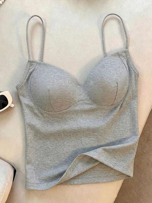 resyla women's casual versatile solid color camisole