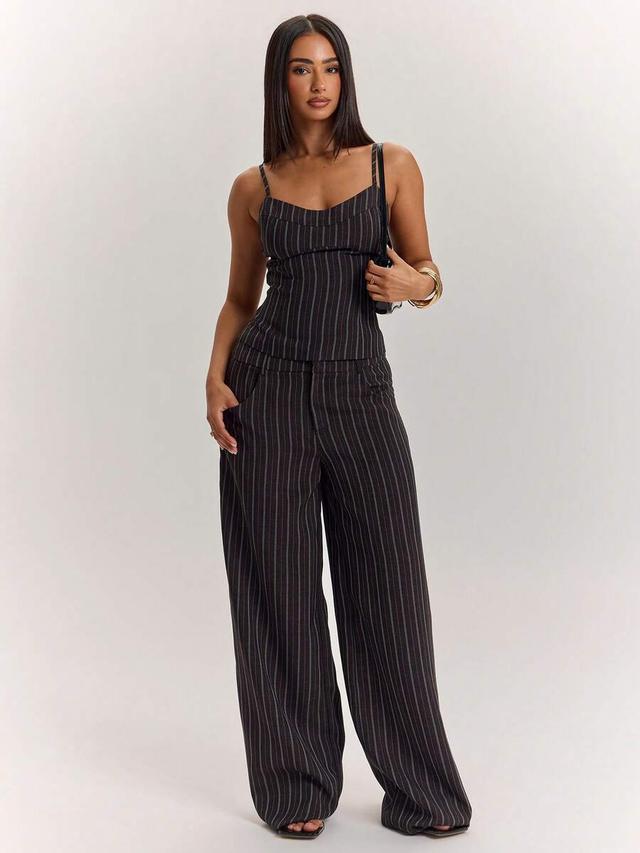 striped retro commuter camisole