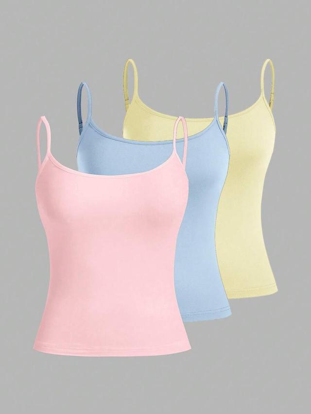pink cotton camisole crop top set
