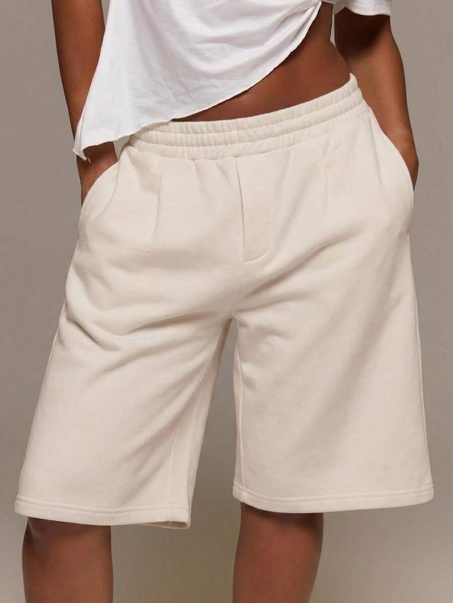 musera essentials loose fit elasticated waist sweat jorts
